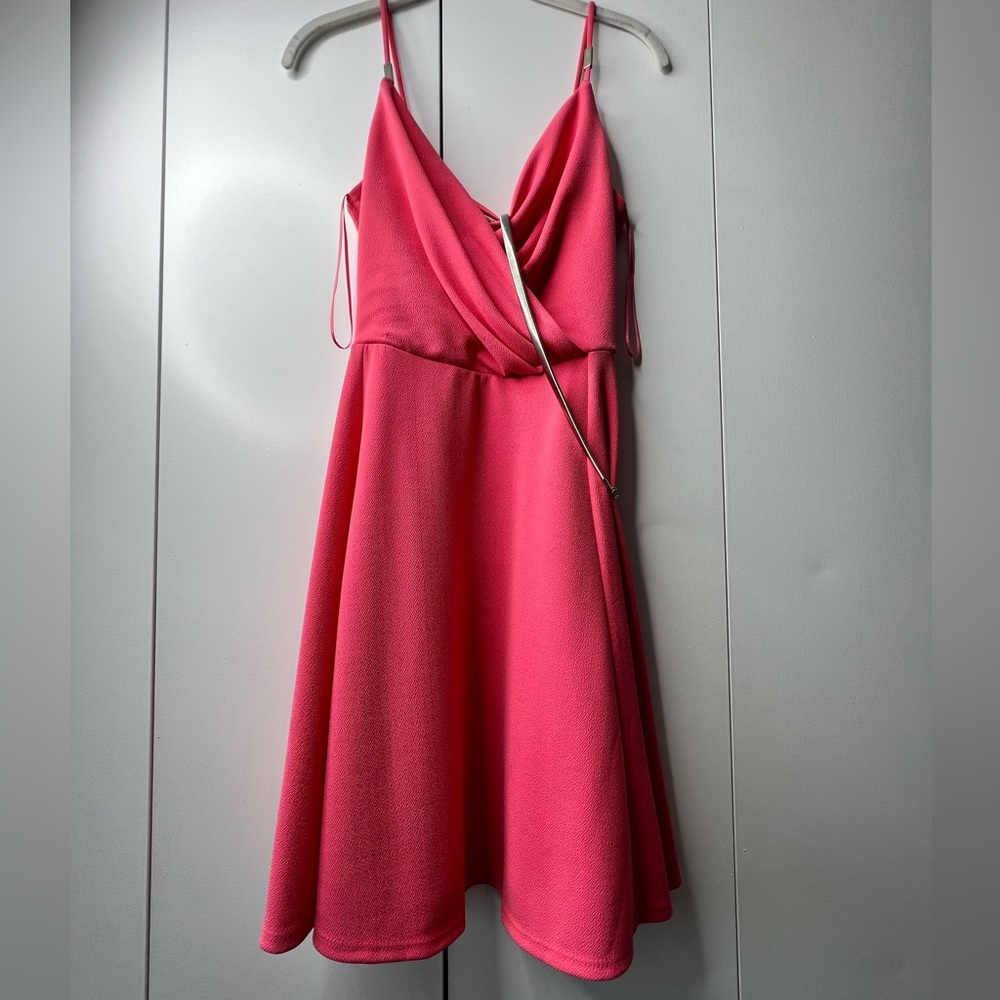 Miss Selfridge Pink Skater Dress